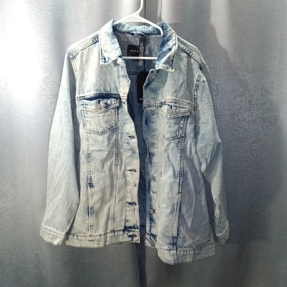 New Jean Jacket In Acid Wash